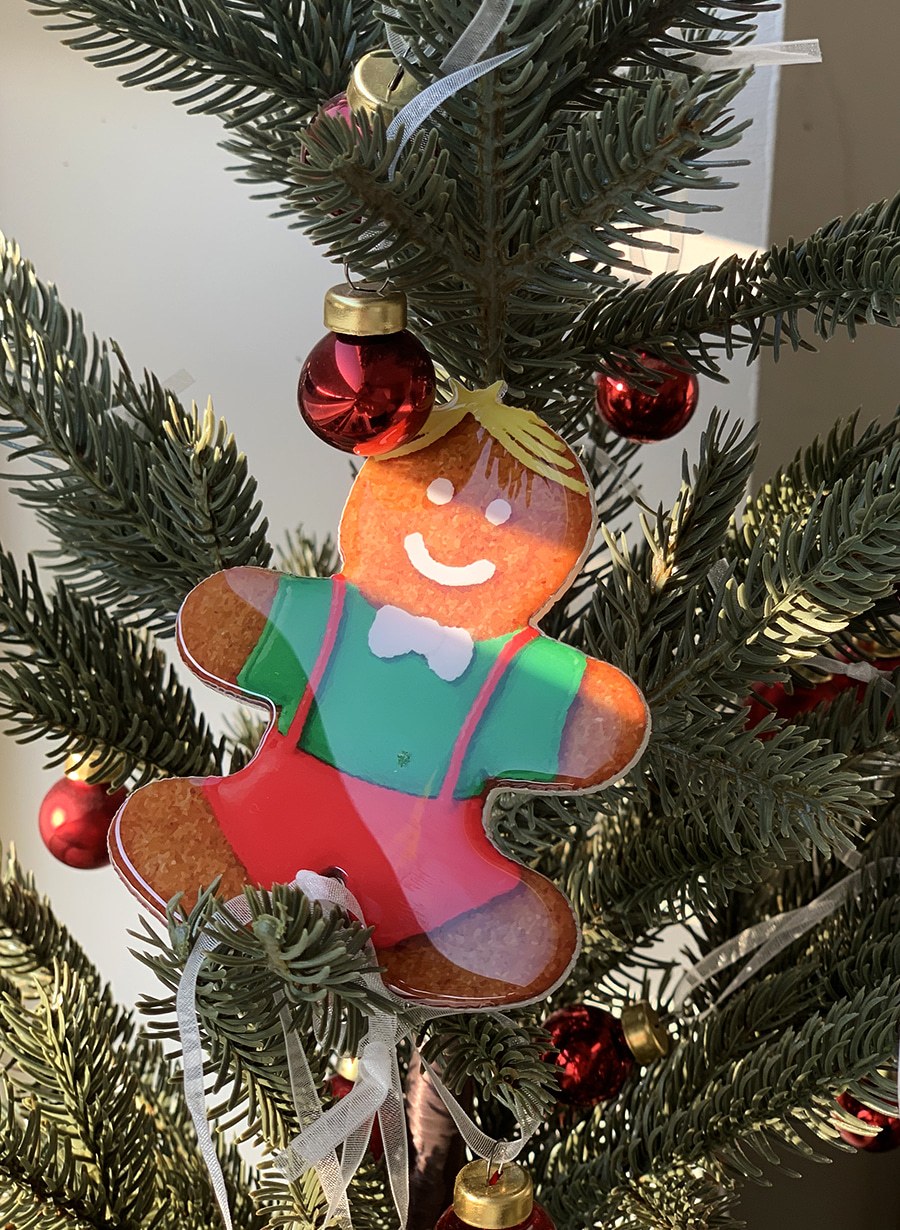 [all saintmango made]에폭시 팝업 Gingerbread man  POPUP