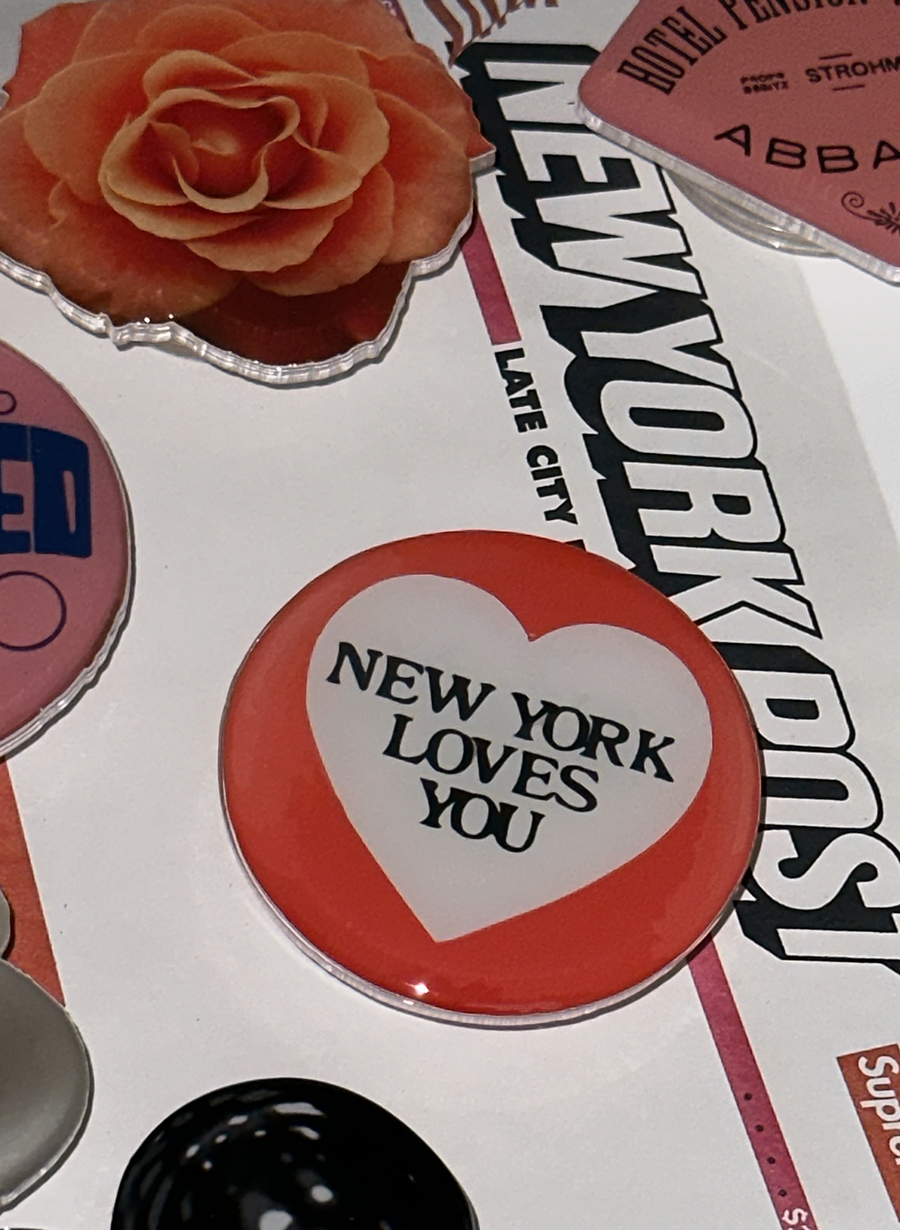 [all saintmango made]NEW YORK LOVES YOU 에폭시 팝업  POPUP